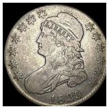 1829 Capped Bust Half Dollar LIGHTLY CIRCULATED