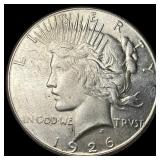1926-S Silver Peace Dollar CLOSELY  UNCIRCULATED