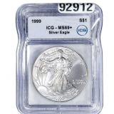 1999 Silver Eagle ICG MS69+