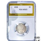 1908 Liberty Victory Nickel PGA MS65