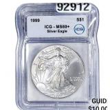 1999 Silver Eagle ICG MS69+