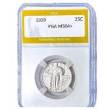 1929 Standing Liberty Quarter PGA MS64+