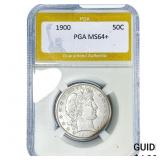 1900 Barber Half Dollar PGA MS64+