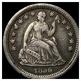 1856-O Silver Seated Liberty Half Dime NEARLY  UN