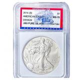 2014-S Silver Eagle PGA MS70