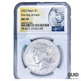2023 Silver Peace Dollar NGC MS70