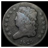 1825 Classic Head Half Cent NICELY CIRCULATED