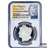 2023-S Morgan Silver Dollar NGC PF70 Ultra Cameo
