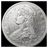 1839 Silver Half Dollar (Capped Bust) LIGHTLY CIRC