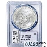2017 Silver Eagle PCGS MS69 Trump