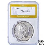 1903 Morgan Silver Dollar PGA MS63