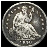 1840-O Silver Half Dime LIGHTLY CIRCULATED
