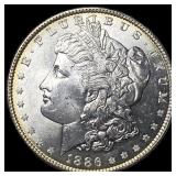 1886 Morgan Silver Dollar CHOICE BU