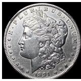 1891-CC Silver Morgan Dollar CHOICE AU