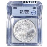 1999 Silver Eagle ICG MS69