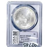 2017 Silver Eagle PCGS MS69 Trump