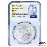 2023 Silver Peace Dollar NGC MS70
