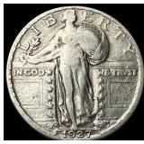 1927-S Silver Standing Liberty Quarter  CLOSELY U