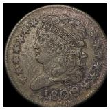 1809 Classic Head Half Cent LIGHTLY CIRCULATED