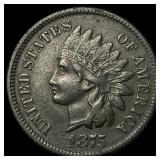 1875 Indian Head Cent NEARLY UNCIRCULATED