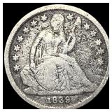 1839-O Silver Seated Liberty Dime NICELY CIRCULATE