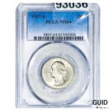 1937-S Washington Silver Quarter PCGS MS64
