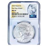 2023 Silver Peace Dollar NGC MS70