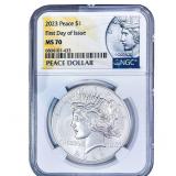 2023 Silver Peace Dollar NGC MS70