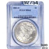 1883-O Morgan Silver Dollar PCGS MS64