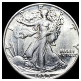 1939 Walking Liberty Half Dollar CHOICE AU