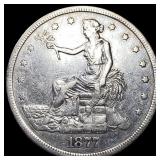 1877-S Silver Trade Dollar ABOUT UNCIRCULATED