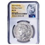 2023 Silver Peace Dollar NGC MS70