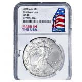 2023 Silver Eagle NGC NS70