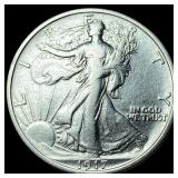 1917-D Silver Walking Liberty Half Dollar  CLOSEL