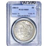 1904-O Morgan Silver Dollar PCGS MS64