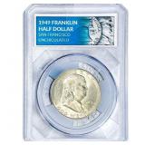 1949 Franklin Half Dollar   San Francisco Uncircul