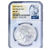 2023 Silver Peace Dollar NGC MS70