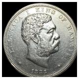 1883 Silver Hawaiian Dollar UNCIRCULATED