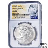2023 Silver Peace Dollar NGC MS70