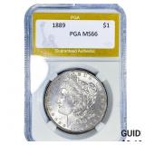 1889 Morgan Silver Dollar PGA MS66
