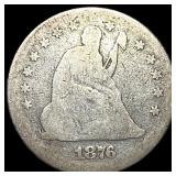 1876 Seated Liberty Quarter NICELY CIRCULATED