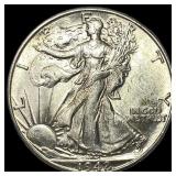 1942-D Silver Half Dollar UNCIRCULATED
