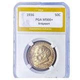 1936 Bridgeport Half Dollar PGA MS66+