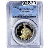1982-S Geroge Washington 250th Birthday Silver 50C