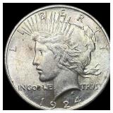 1924 Silver Peace Dollar UNCIRCULATED