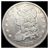1835 Capped Bust Silver Quarter LIGHTLY CIRCULATED