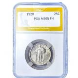 1920 Standing Liberty Quarter PGA MS65 FH