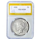 1926 Silver Peace Dollar PGA MS64