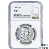 1953 Franklin Half Dollar NGC PF64