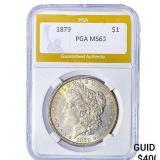 1879 Morgan Silver Dollar PGA MS63